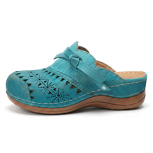 Rosalie — Laser-Cut Clog with Bow Detail