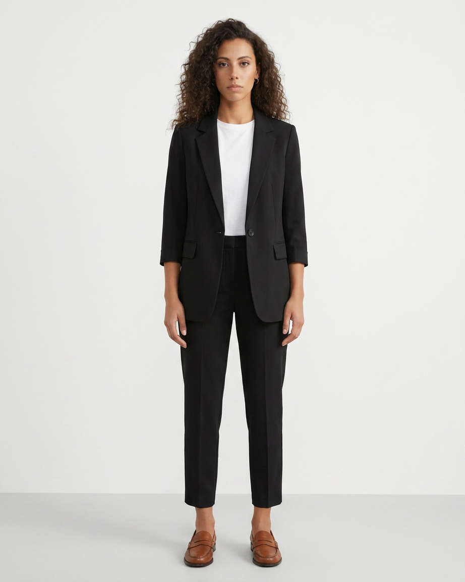 SuitLine — Women's Blazer and Cropped Pants Set