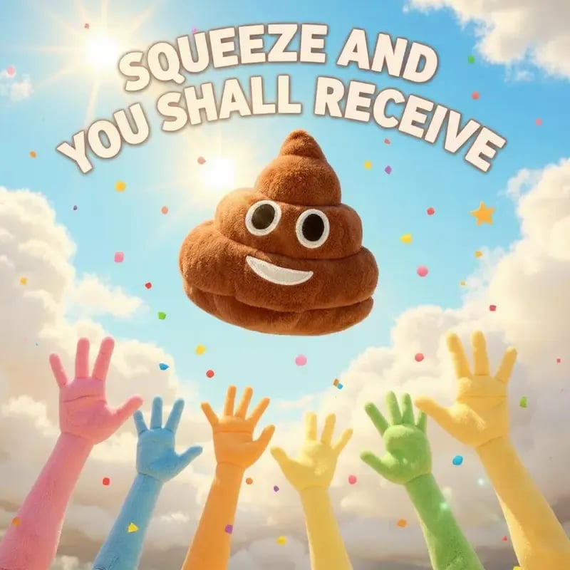 SqueezeBoo – Poop Plush Gag Toy