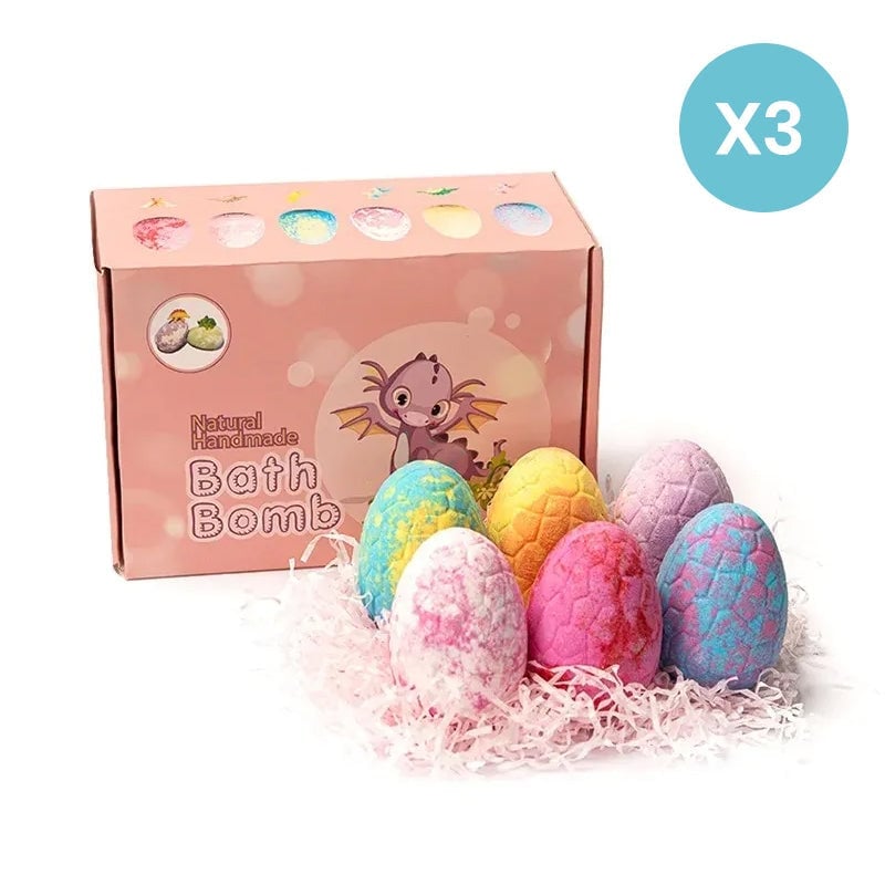DinoGlow – Fun & Colorful Bath Bomb Eggs