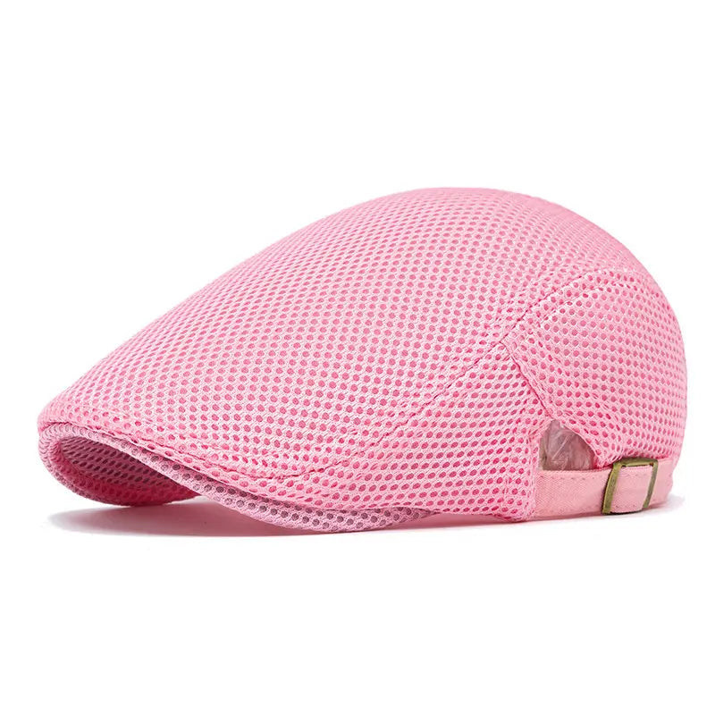 AirWeave – Breathable Mesh Flat Cap for Men