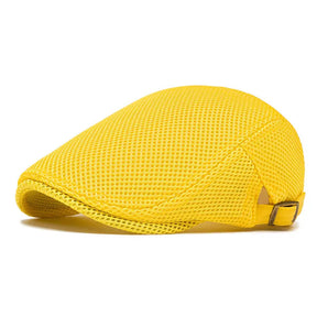 AirWeave – Breathable Mesh Flat Cap for Men
