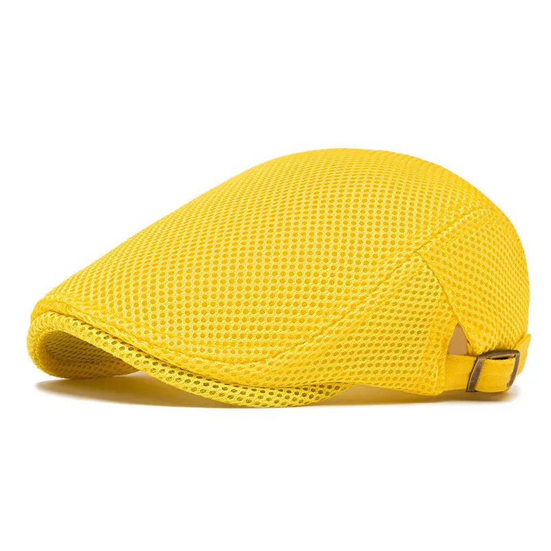 AirWeave – Breathable Mesh Flat Cap for Men