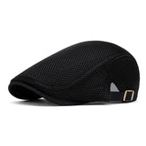 AirWeave – Breathable Mesh Flat Cap for Men