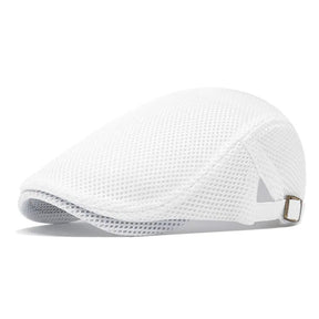 AirWeave – Breathable Mesh Flat Cap for Men