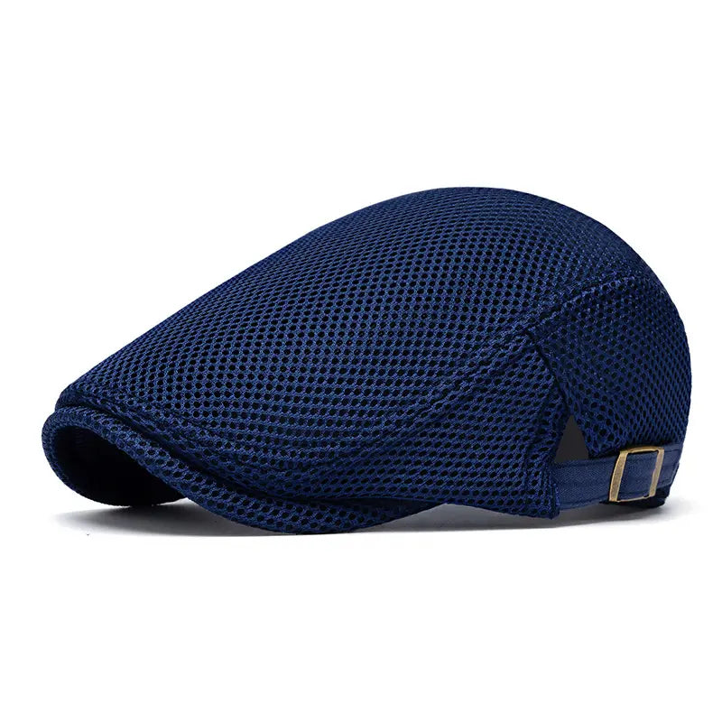 AirWeave – Breathable Mesh Flat Cap for Men
