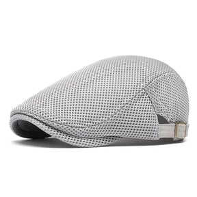 AirWeave – Breathable Mesh Flat Cap for Men