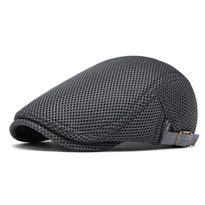 AirWeave – Breathable Mesh Flat Cap for Men