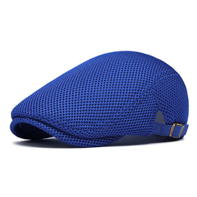 AirWeave – Breathable Mesh Flat Cap for Men