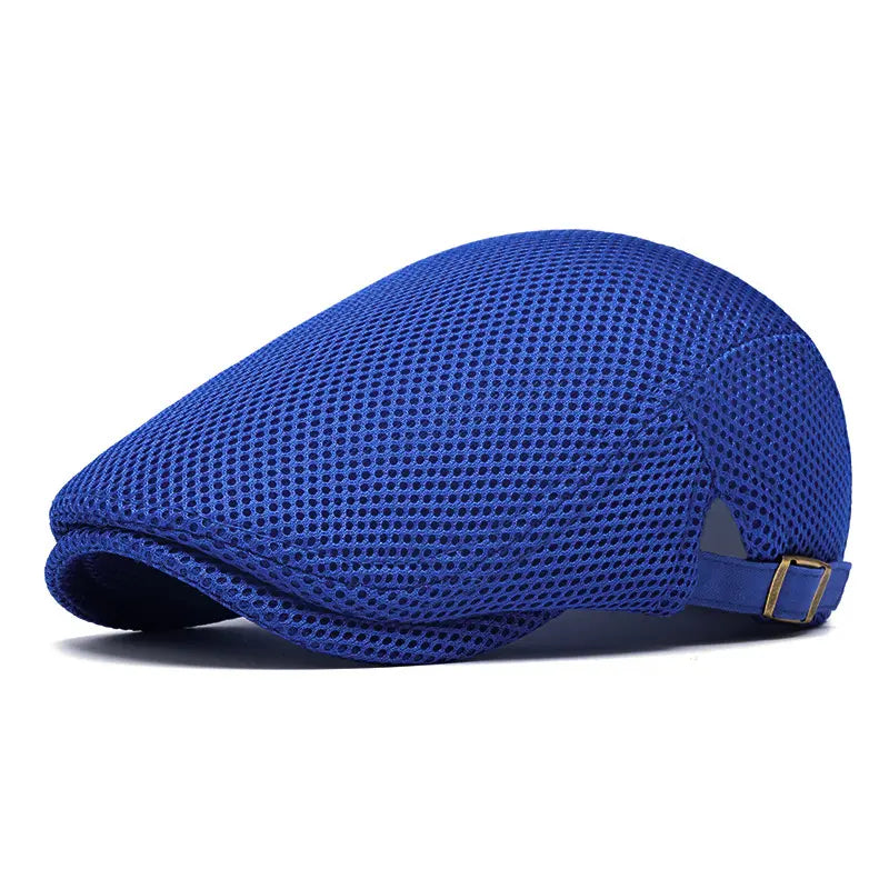AirWeave – Breathable Mesh Flat Cap for Men