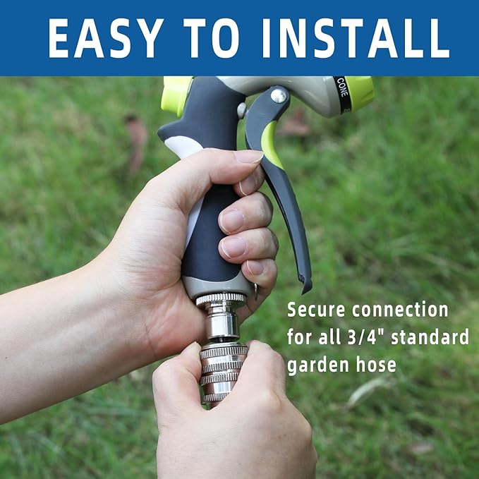 GardenPro – Stainless Steel Quick Connect Hose Set