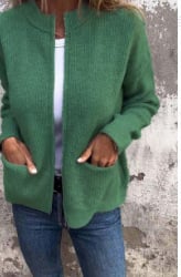 AutumnAura Zip – Soft Knit Jacket