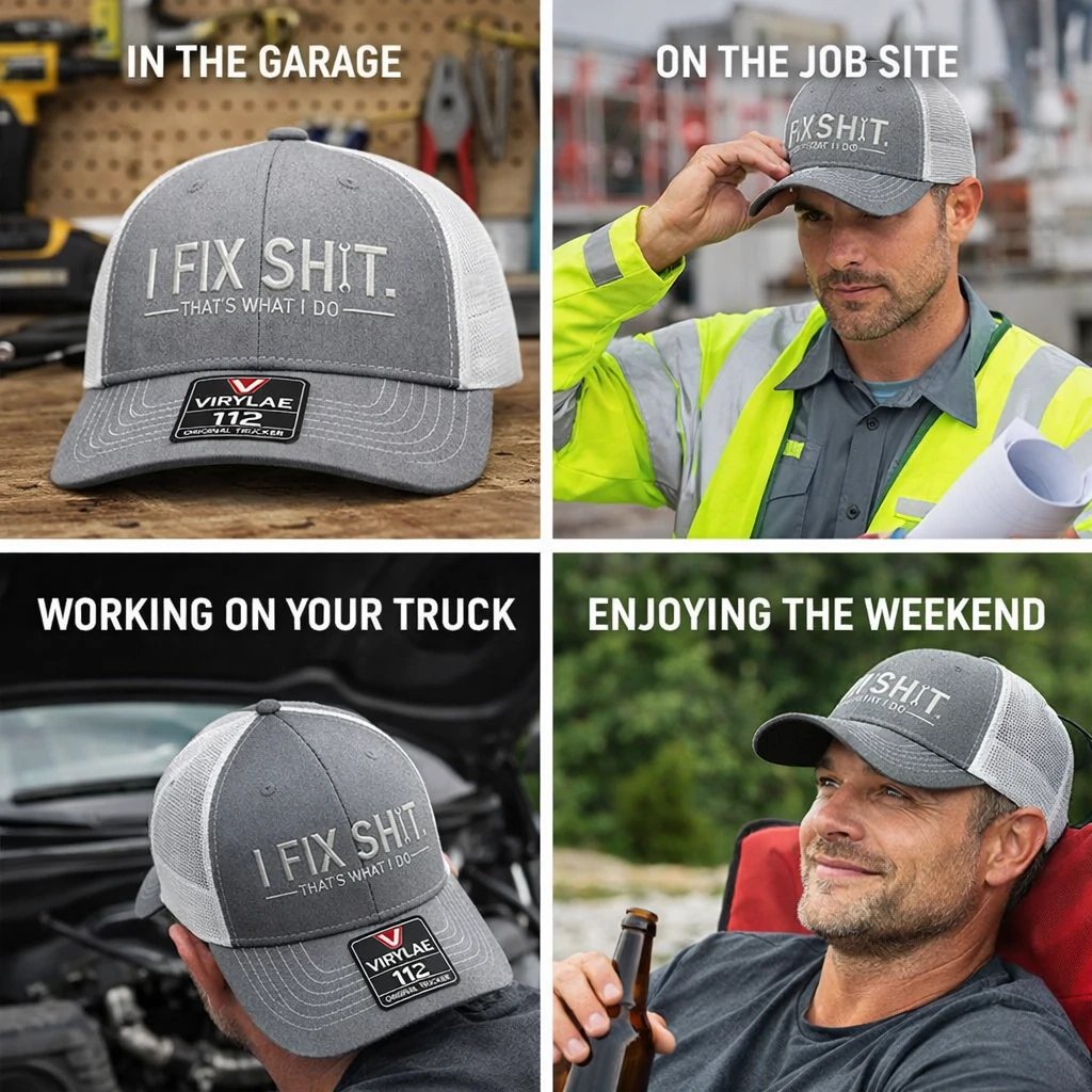 ToolTalk Cap – Funny Fixer Hat