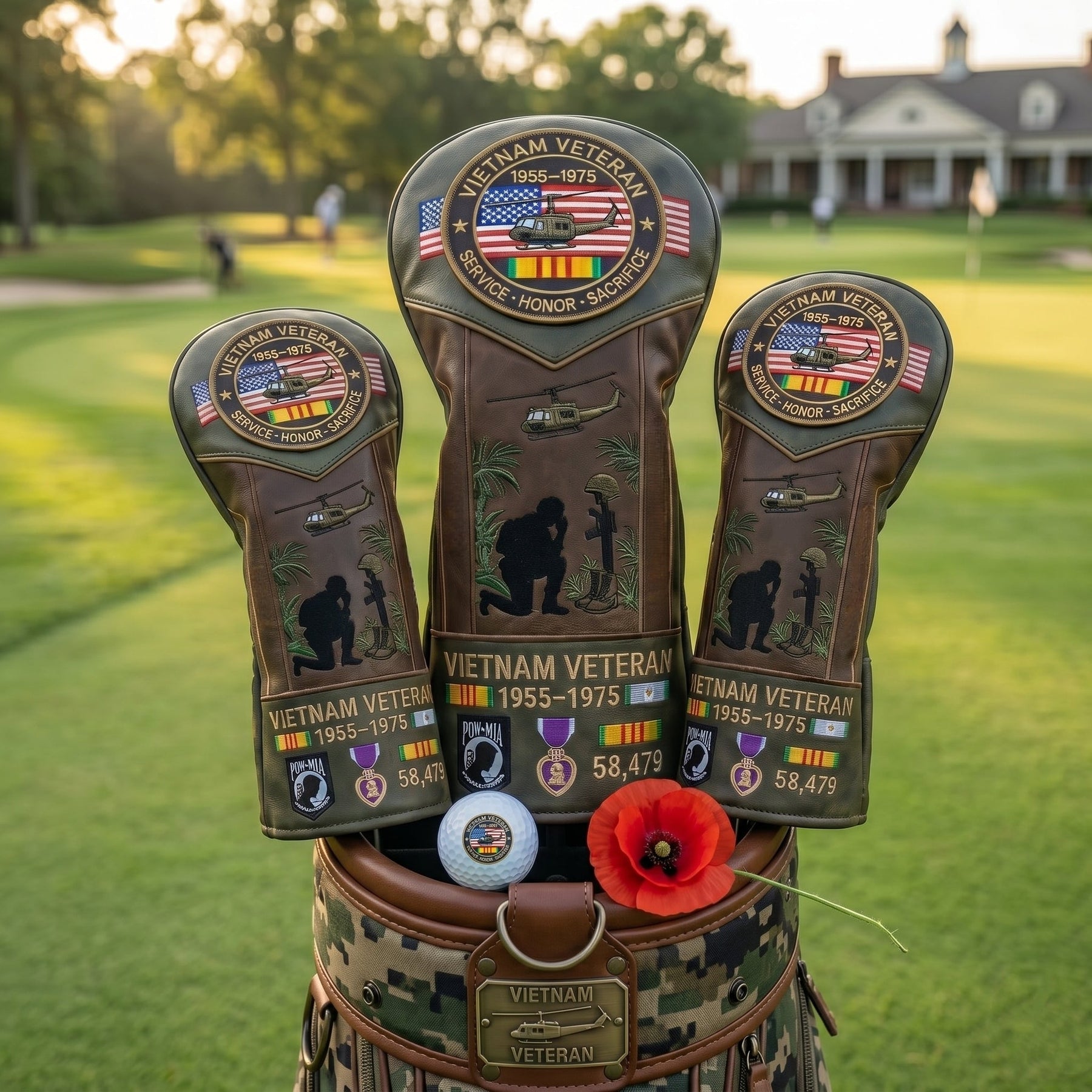 ValorCrest – Vietnam Veteran Tribute Golf Head Cover