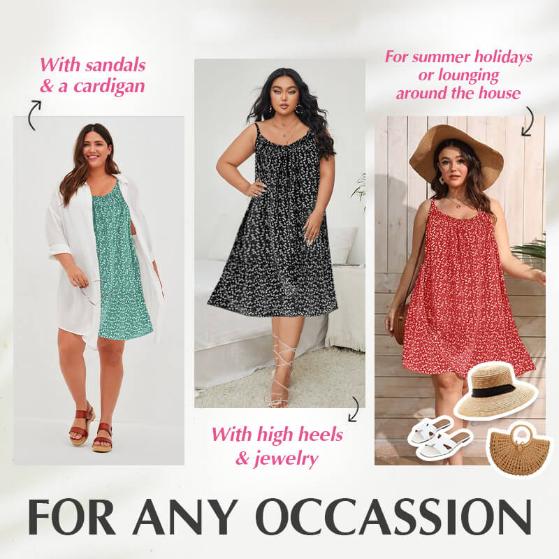 BloomMuse – Floral Camisole Summer Dress