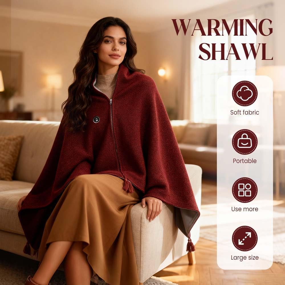 HeatLuxe – Portable Heated Shawl Blanket
