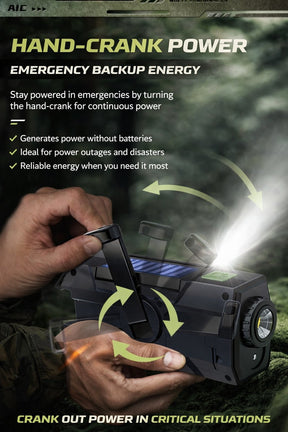 PowerCast Elite – 4-in-1 Emergency Radio
