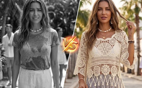 LaceAura – Crochet Hollow Out Tassel Cover Up for Beach Wear