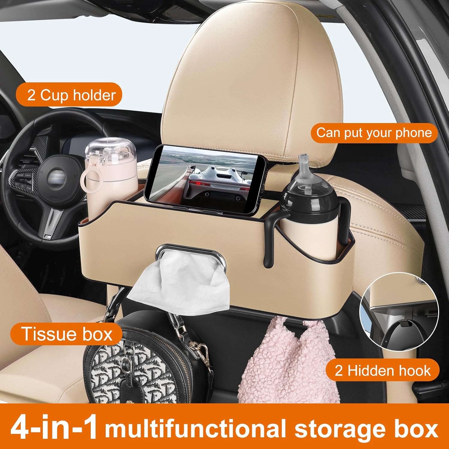 AutoNest – Multi-Function Car Organizer