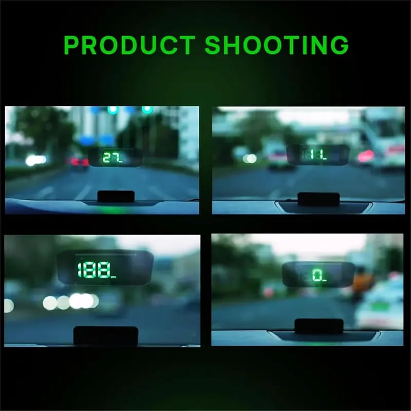 AuraDrive – Head-Up Display Car GPS Digital Speedometer