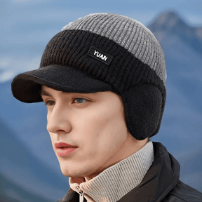 FrostGuard – Winter Knitted Earflap Hat for Men