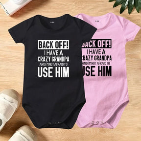 SnugglePrint – Grandpa Quote Baby Bodysuit