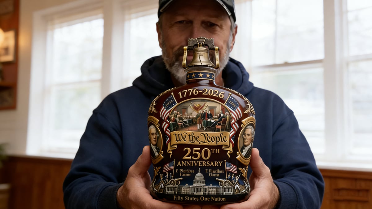 LibertyReserve – 250th Anniversary Whiskey Bottle