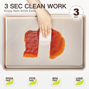 BakePro – Diamond Texture Oven Tray Set