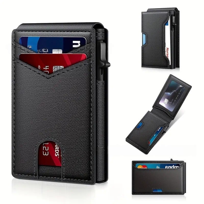 VaultFlex – Slim RFID Blocking Aluminum Card Holder Wallet