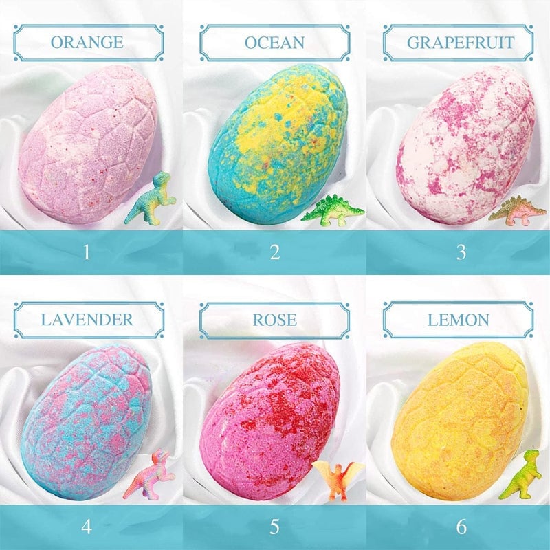 DinoGlow – Fun & Colorful Bath Bomb Eggs