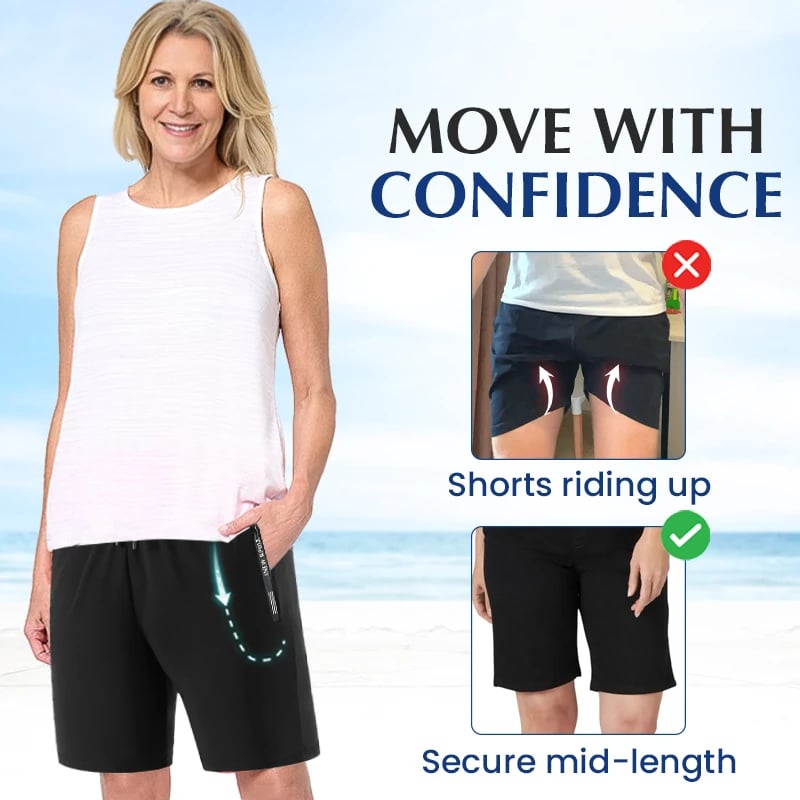 CoolStride – Breathable Ice Silk Stretch Shorts