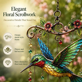 HumiGrace – Elegant Hummingbird Wind Chime