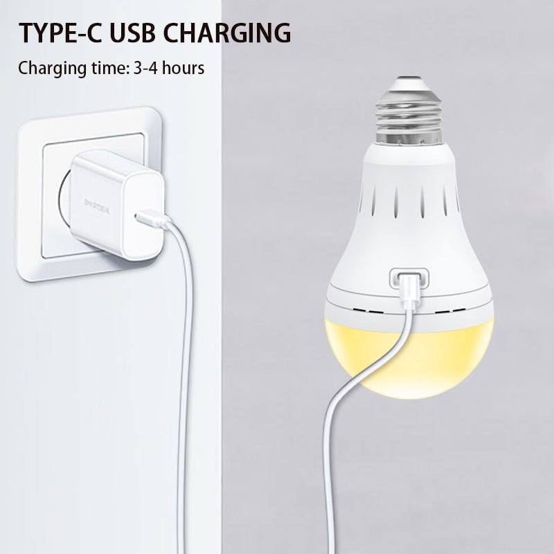 BrightEase – Rechargeable LED Bulb with Remote Control