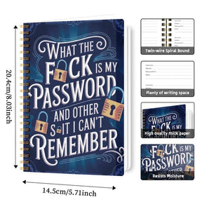 KeyMemo – Humorous Password Keeper Book