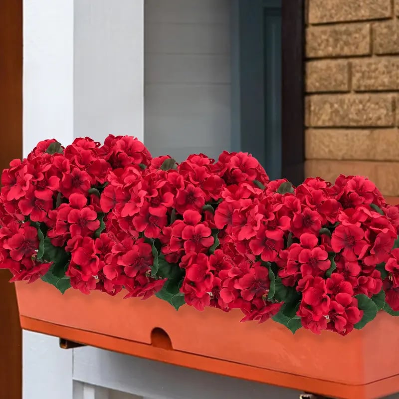 EverBloom – Artificial Geranium Outdoor Flowers