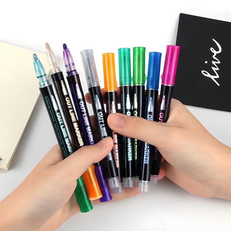 GlowStroke – Double Line Outline Marker Pens