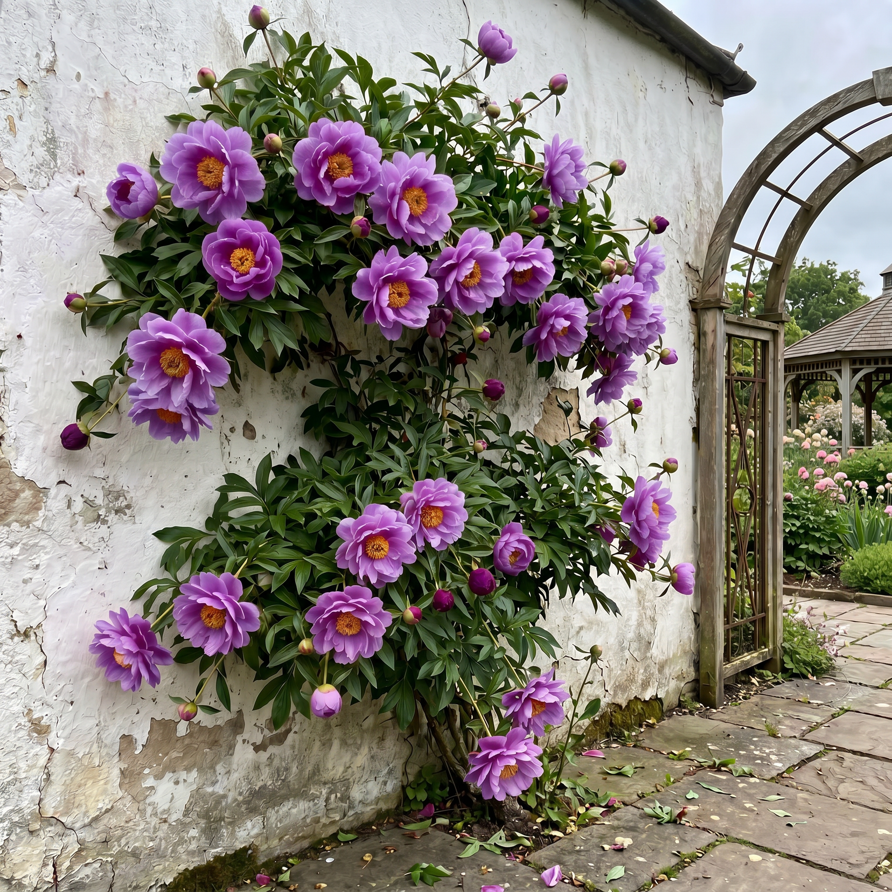 🌸 Rare Climbing Peony Bulbs🪴Big Full Blooms, Cold Hardy Perennial, Easy to Grow Garden Favorite