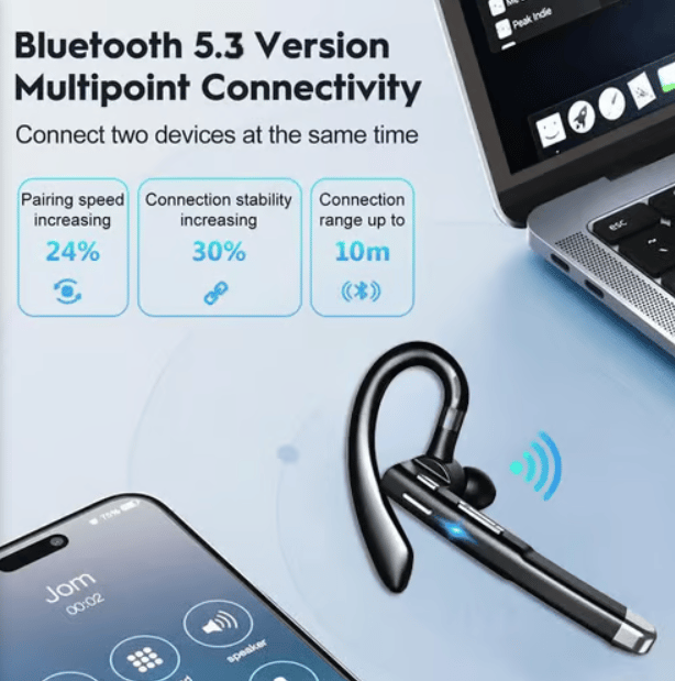 EchoFree – Dual Mic Noise Cancelling Trucker Headset