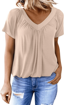 AuraFit | Classic Women’s V-Neck Casual Tee