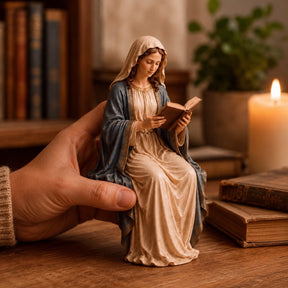 DivineRest - Virgin Mary Reading Figurine