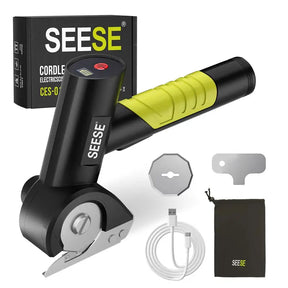Cordless Electric Scissors for Fabric, Leather & Crafts, Easy Cutting Tool