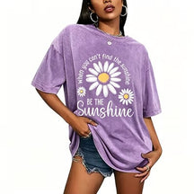 CottonGlow – Breathable Loose Fit Summer Tee for Women