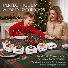 FunRail – Rotating Food Train Serving Set