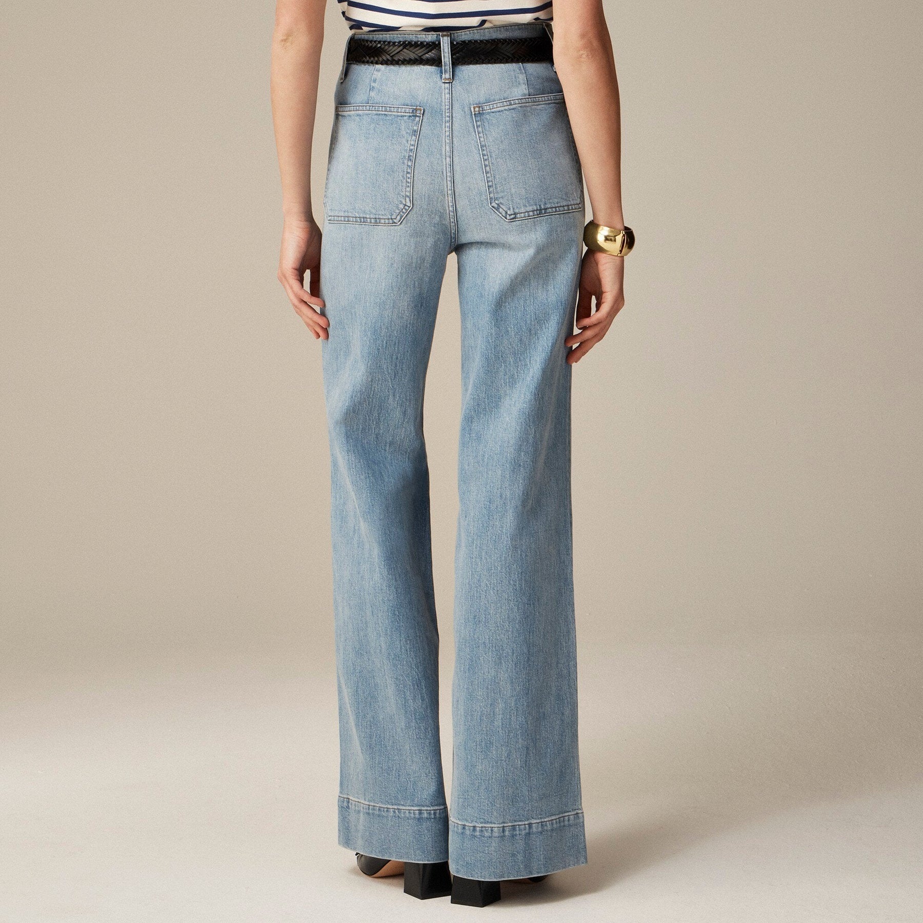 NautiFit – Sculpting Sailor Style Wide Leg Trousers