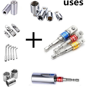HexFlex - Universal Drill Adapter Set – Effortless Torque, Maximum Control