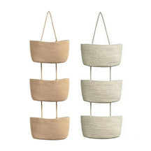 OrganizePro – Decorative 3-Tier Hanging Organizer Bag