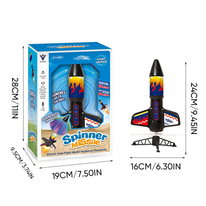 AirWhirl Pro – Electric Spinner Rocket Toy