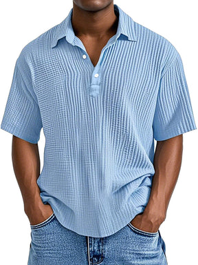 UrbanPleat – Relaxed Fit Men’s Structured Polo Shirt