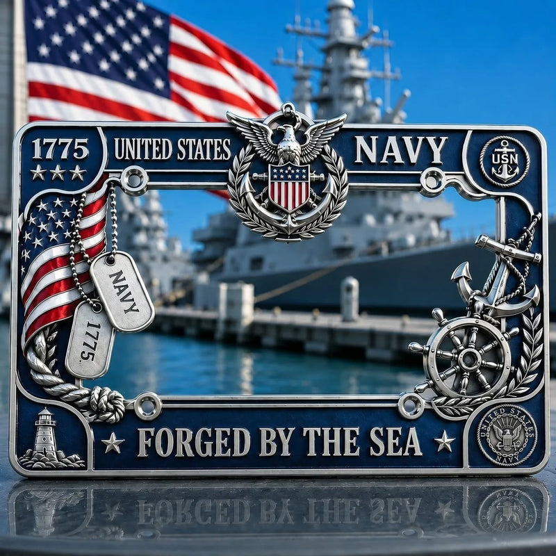 OceanMark – Coastal Style License Plate Frame