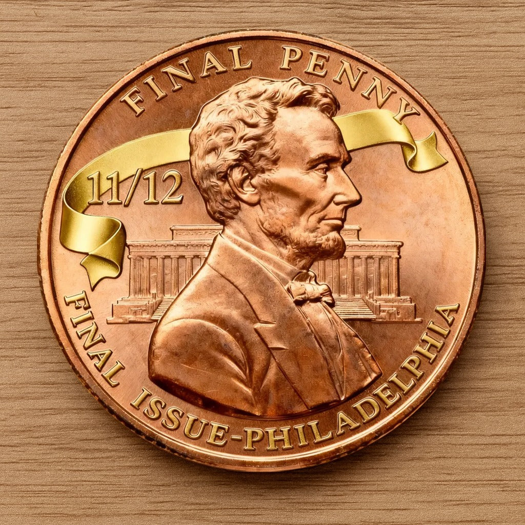 ⏰ Black Friday Limited-Time Offer-Lincoln Final Penny – 11/12 Philadelphia Mint Limited Edition Collectible Coin